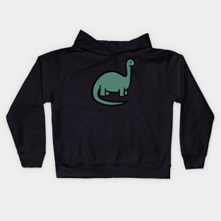 Sage Green Dinosaur Kids Hoodie